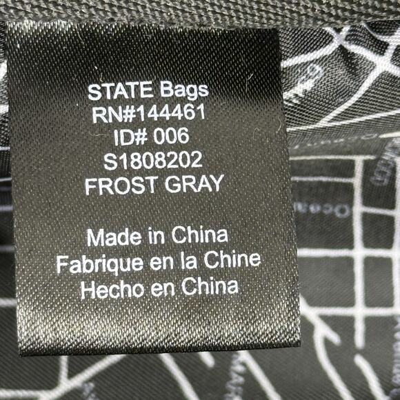 STATE Bags Backpack Frost Gray One Size Map Lining Laptop Sleeve Padded Straps main image 8